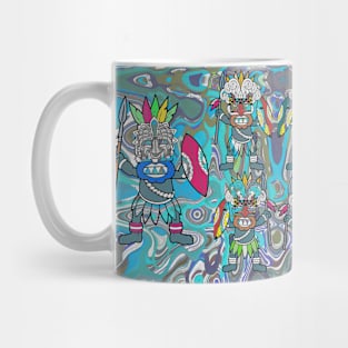 Dance of African Warriors V2 Mug